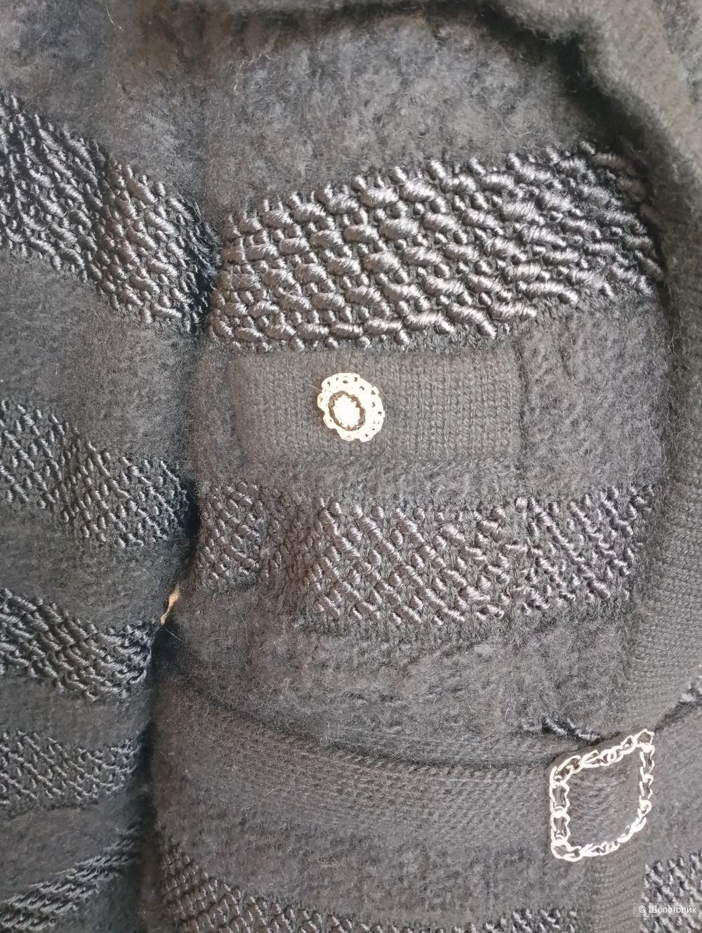 Кардиган пальто Chanel шерстяное, фр 40