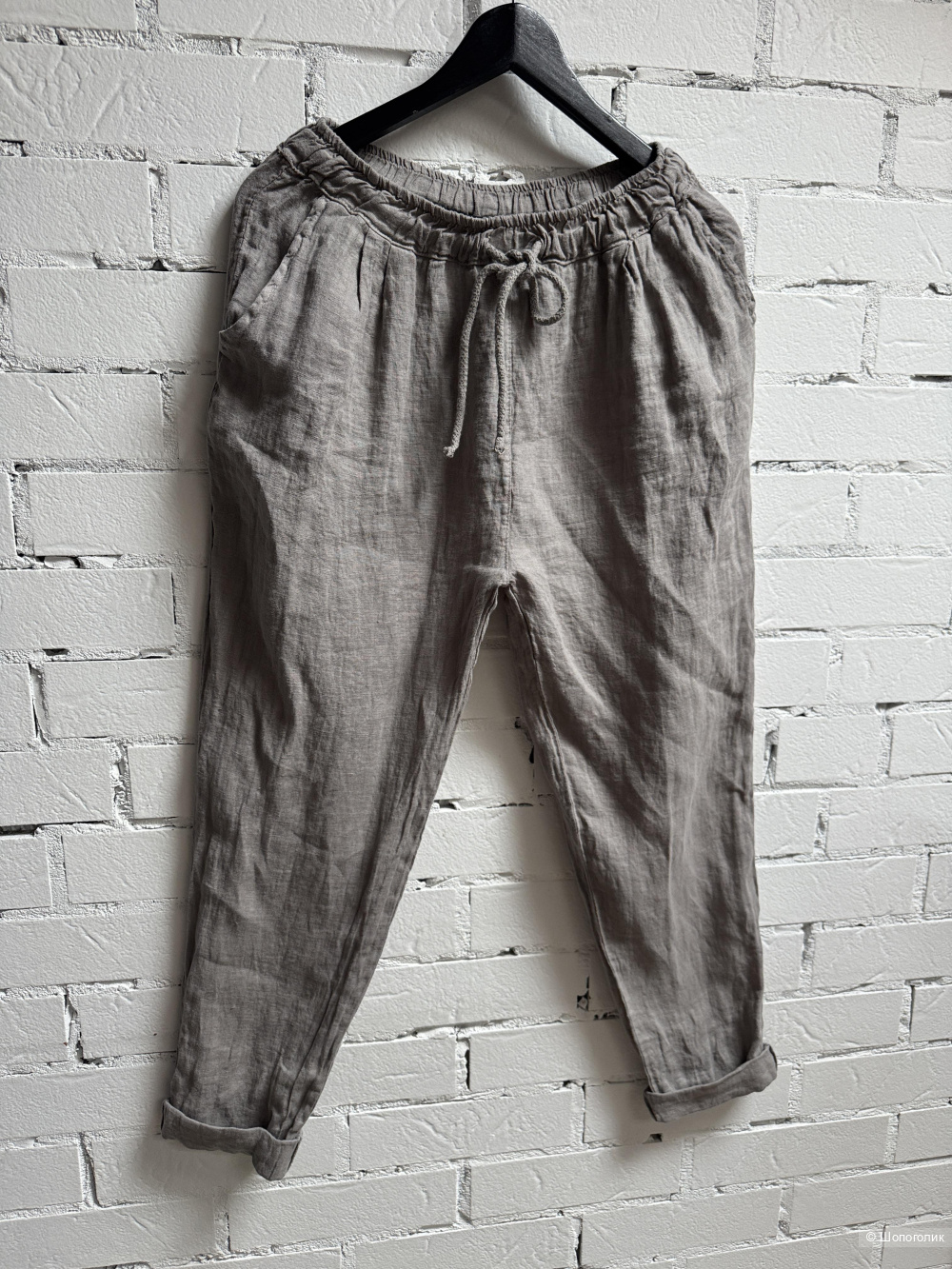 Брюки бананы лен Puro Lino, 46-54
