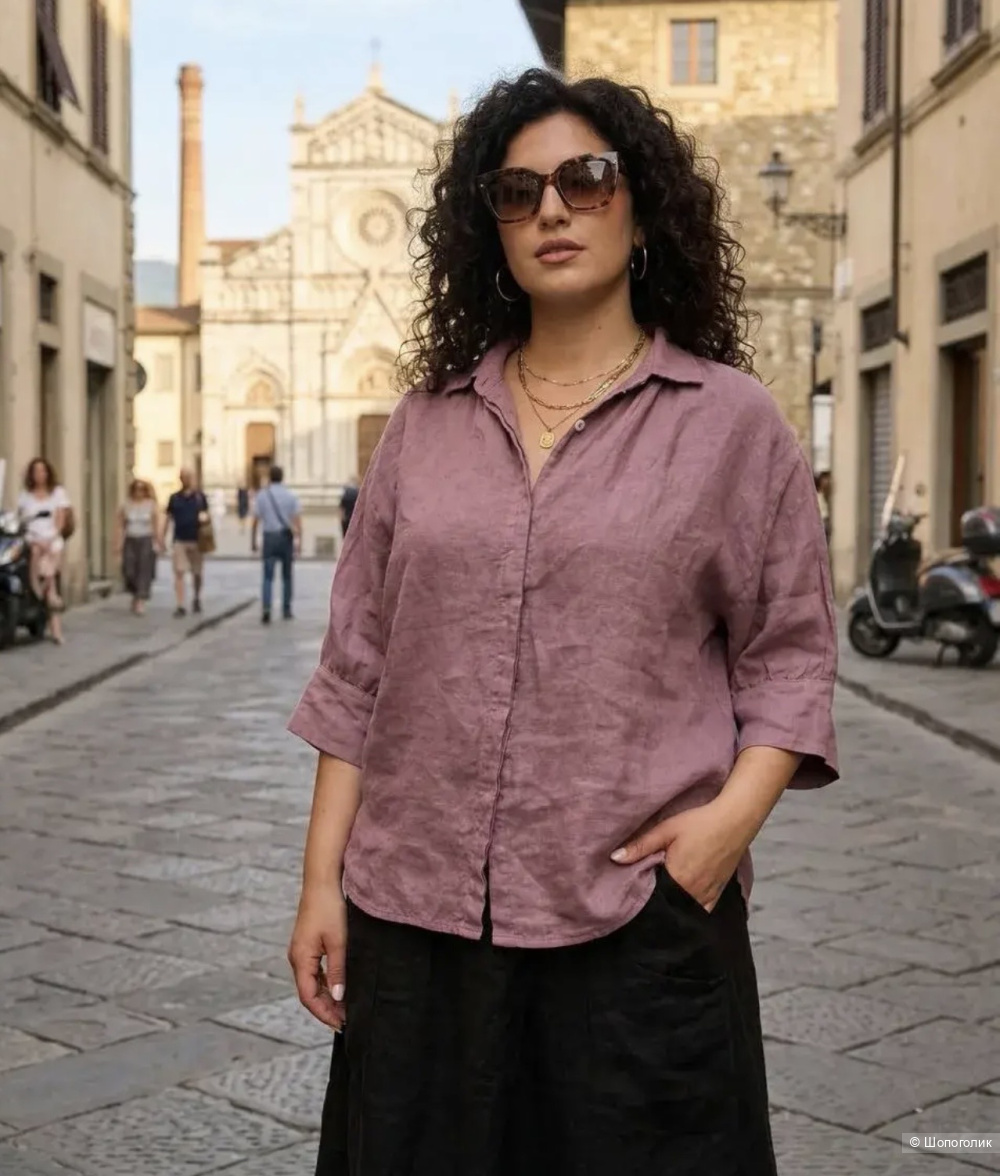 Блуза рубашка планка  Puro Lino, 44-54