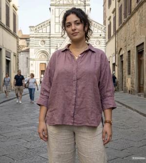 Блуза рубашка планка  Puro Lino, 44-54