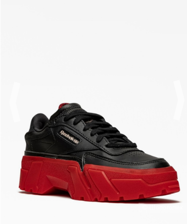 Кроссовки REEBOK оригинал Cardi B Club C "Black/Red" размер 37