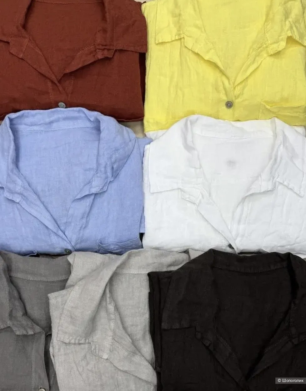 Рубашка два кармана Puro lino, 46-54