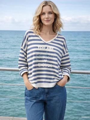 Свитшот в полоску принт Mumu, 44-52