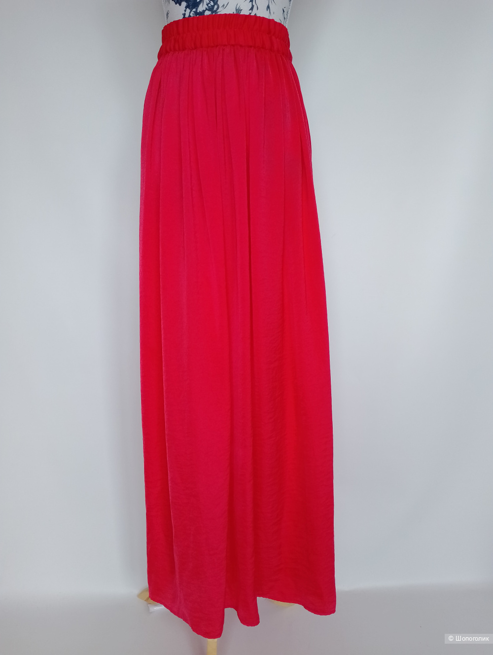 Юбка Mango макси в пол алая, М