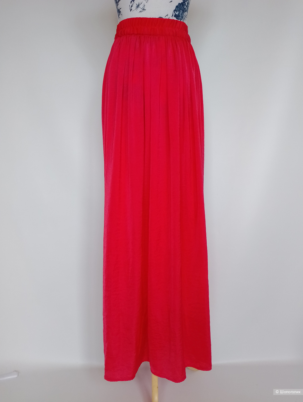 Юбка Mango макси в пол алая, М