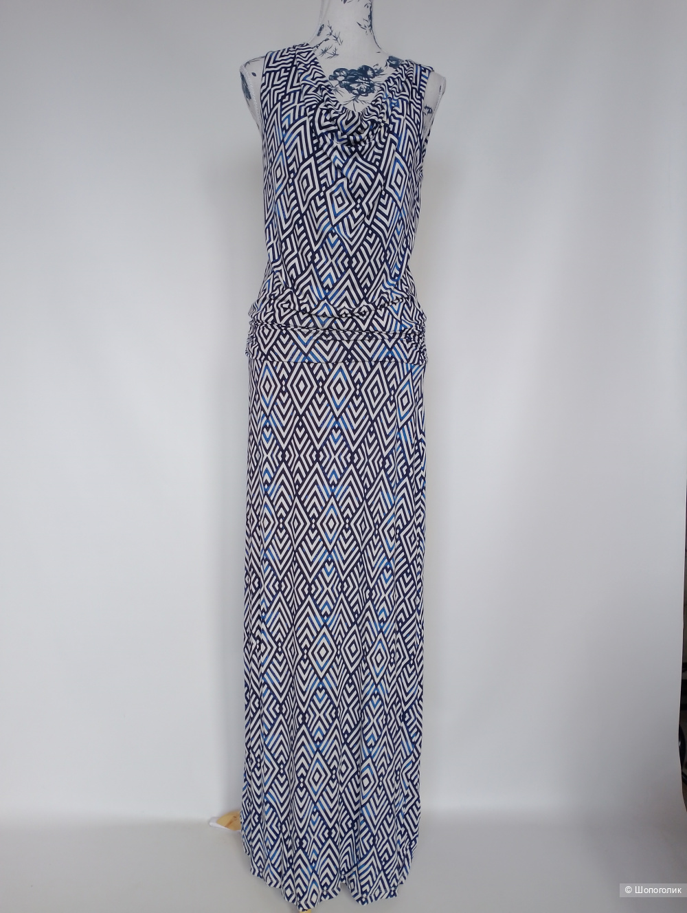 Платье Tart в пол геометрический узор, S