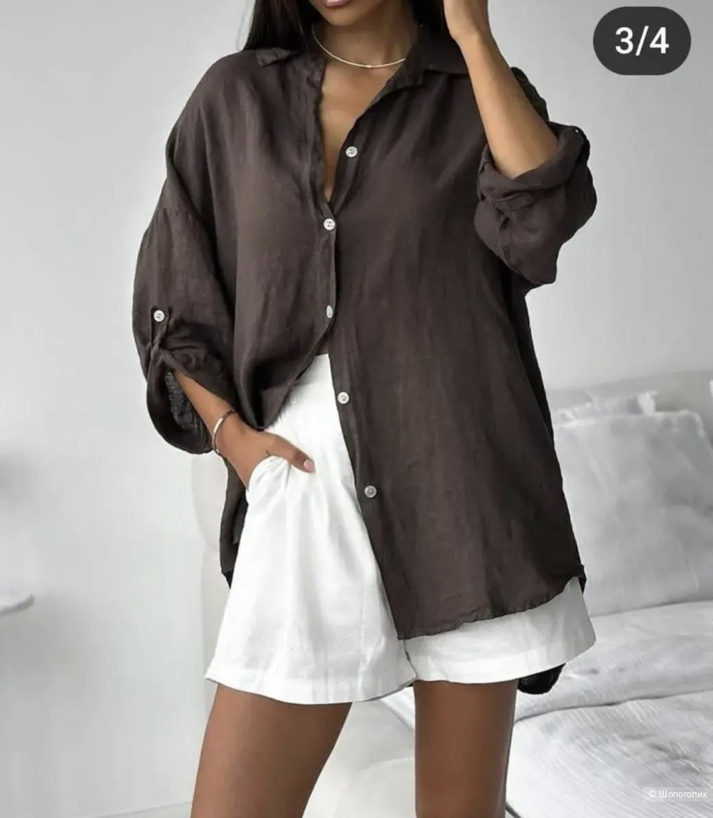 Рубашка n  Puro lino italy,42-52