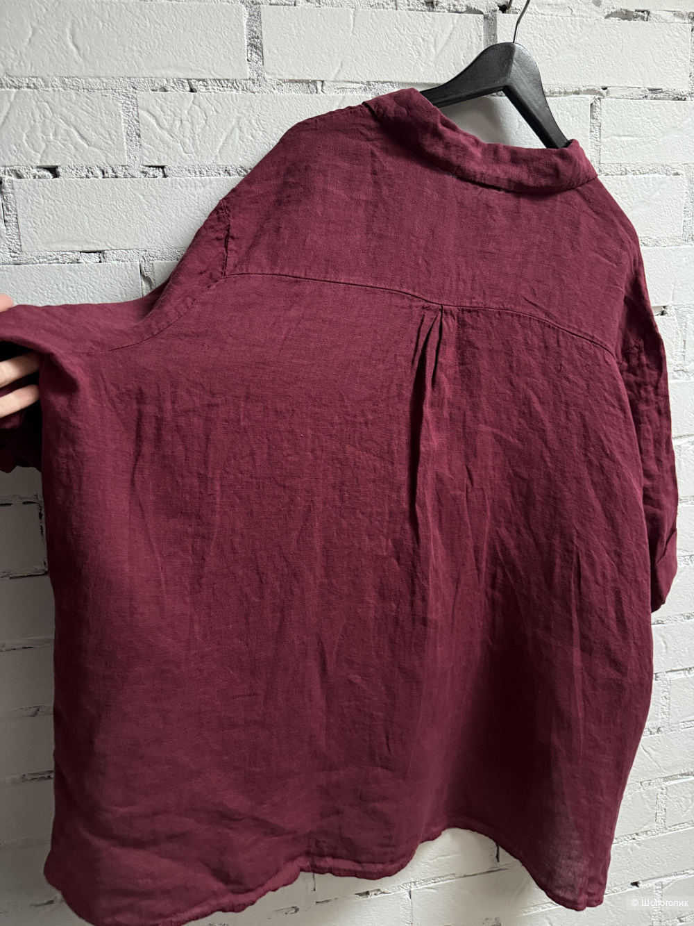 Рубашка кардиган plus size Spighe di Lino italia, 48-58