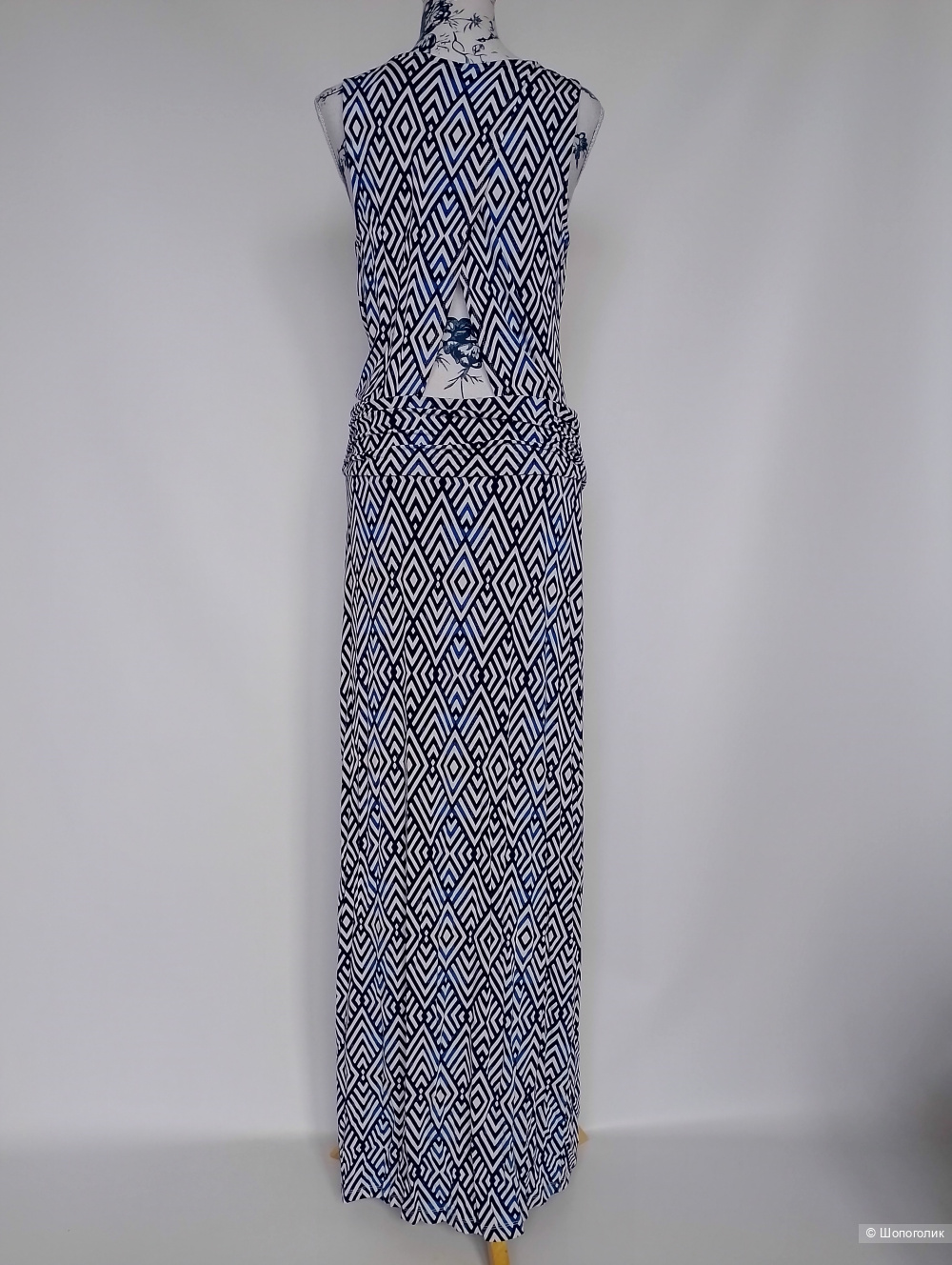 Платье Tart в пол геометрический узор, S