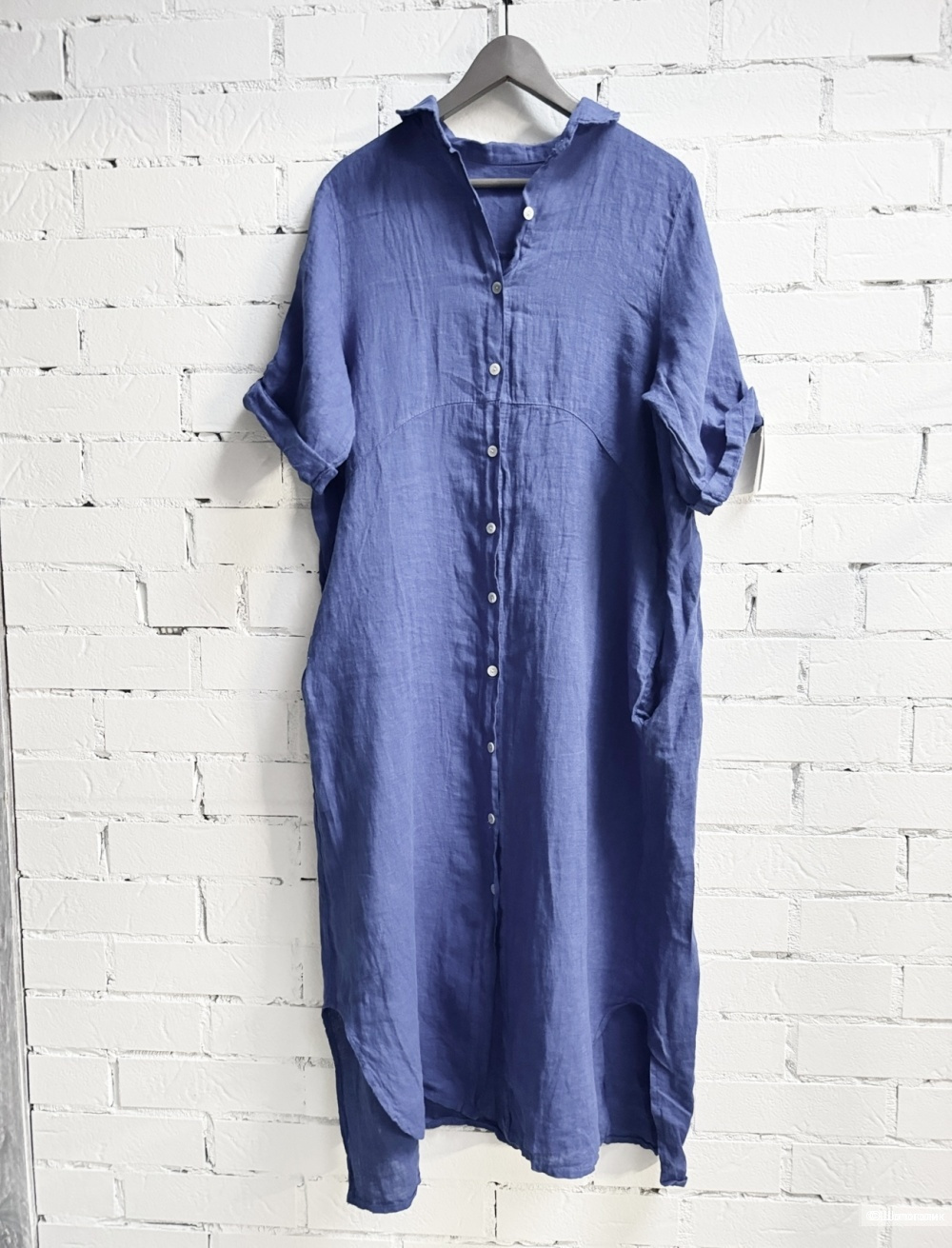 Платье рубашка Сафари Puro lino italia,42-52