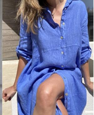 Платье рубашка Сафари Puro lino italia,42-52