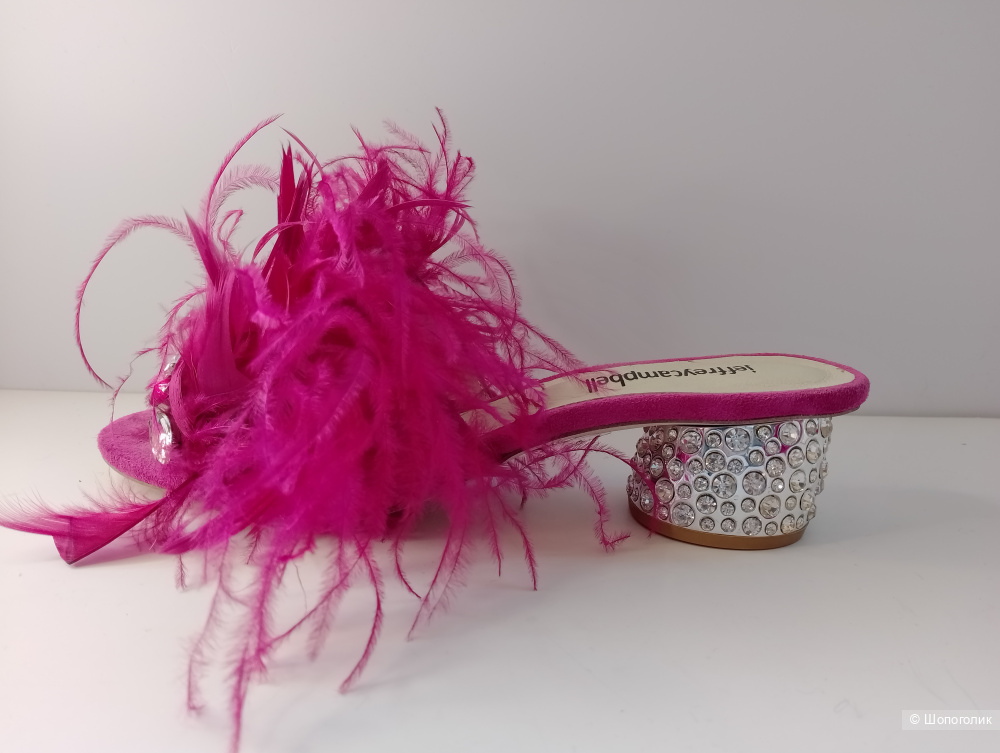 Jeffrey campbell босоножки перья , 8
