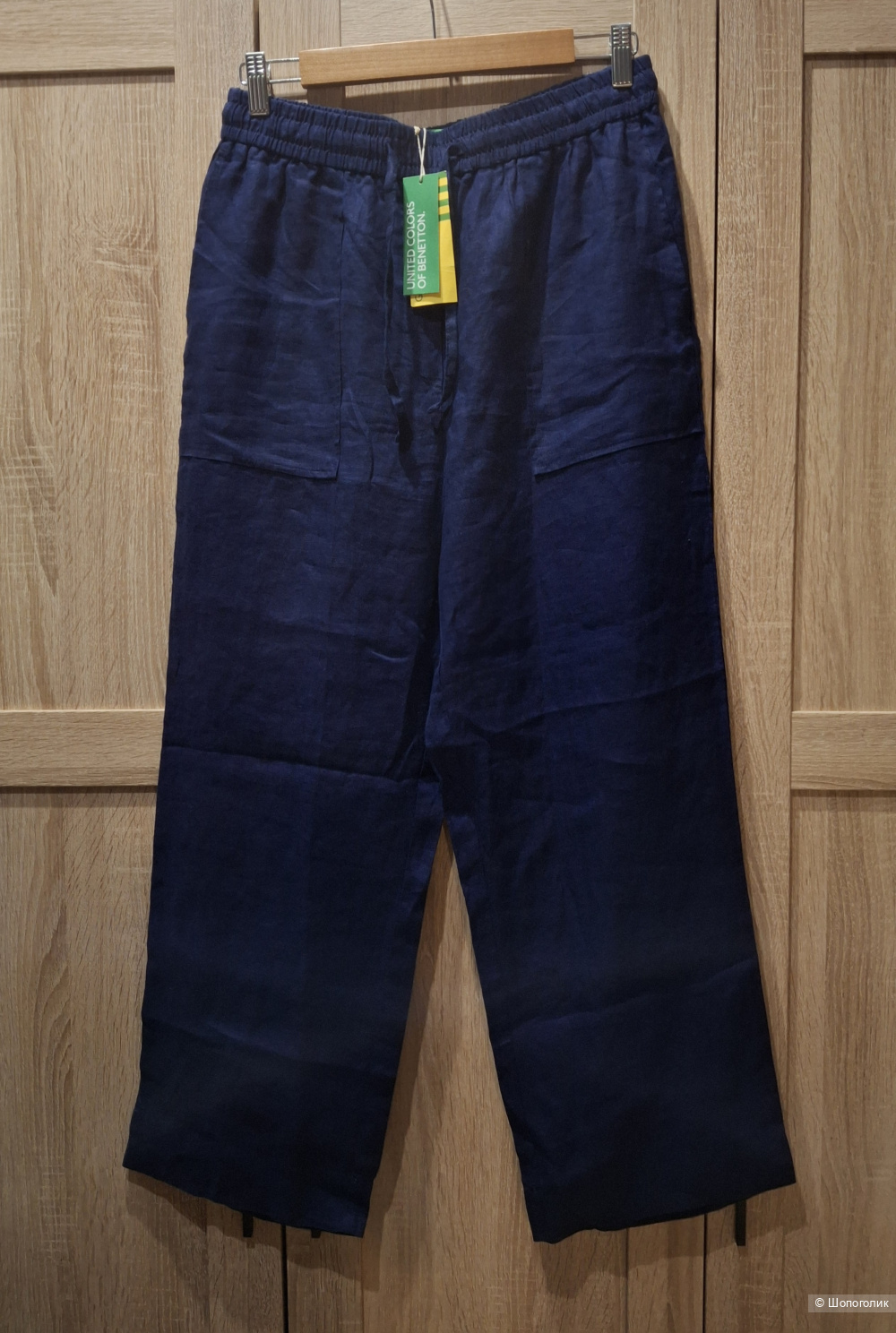 Льняные брюки Benetton/M