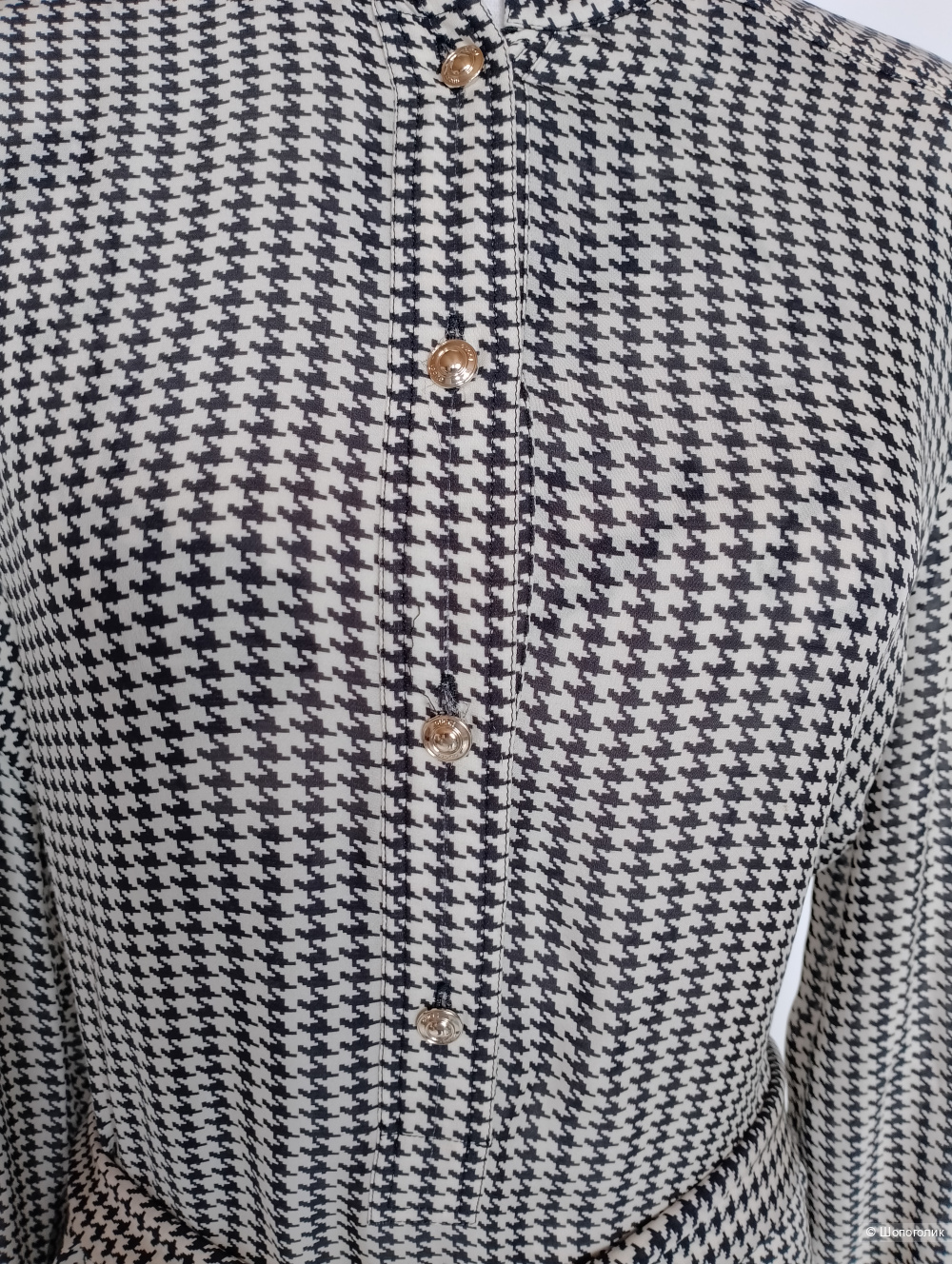 Платье Gucci шелковое с принтом, ит42