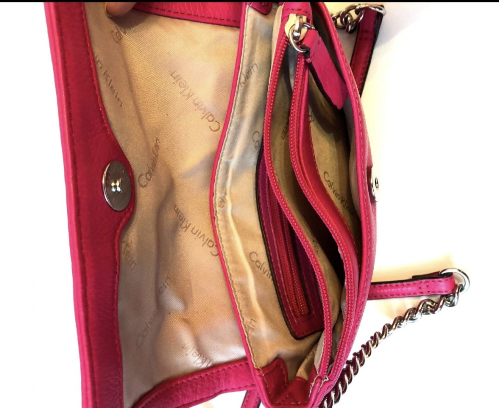 Кожаная сумка CALVIN KLEIN