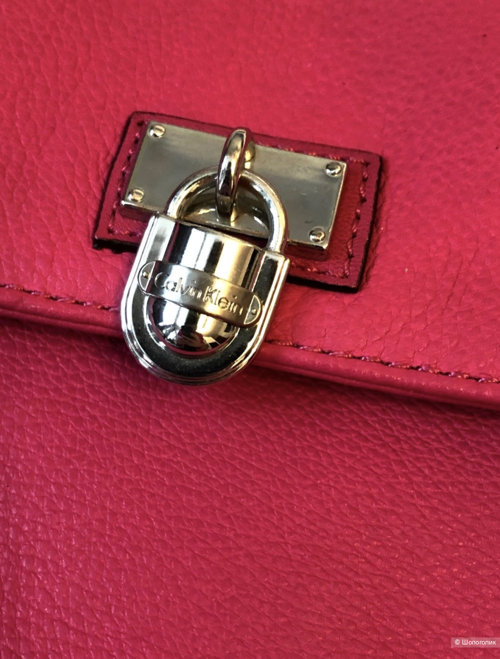 Кожаная сумка CALVIN KLEIN