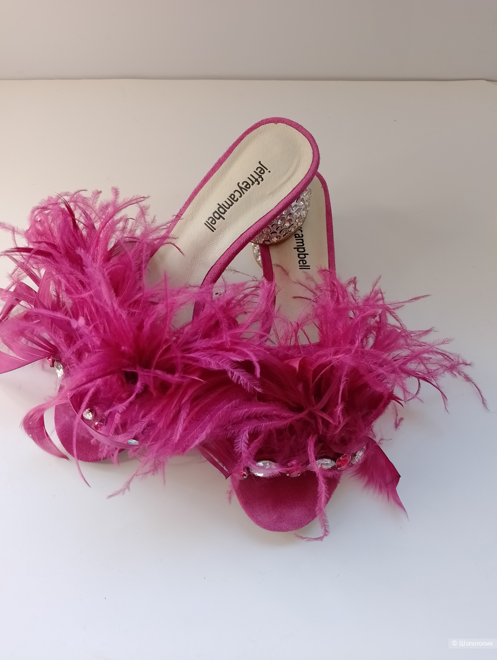 Jeffrey campbell босоножки перья , 8