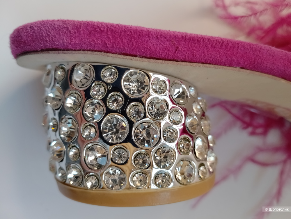 Jeffrey campbell босоножки перья , 8