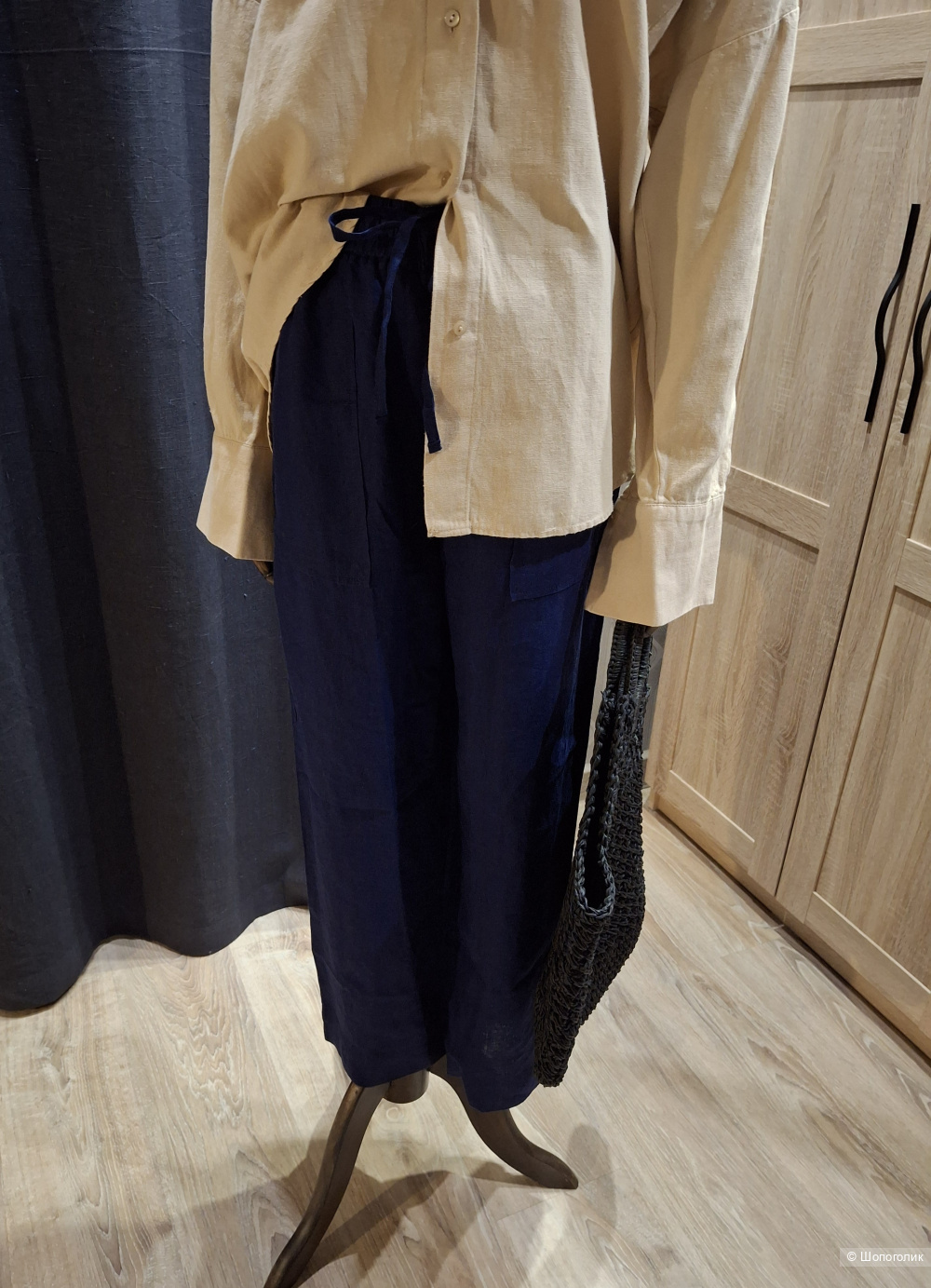 Льняные брюки Benetton/M