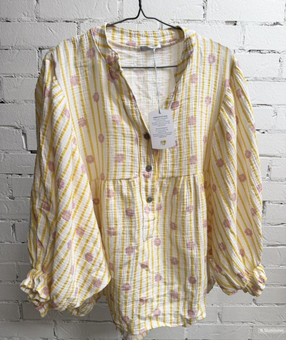 Блуза рубашка Italy fiore, 42-50