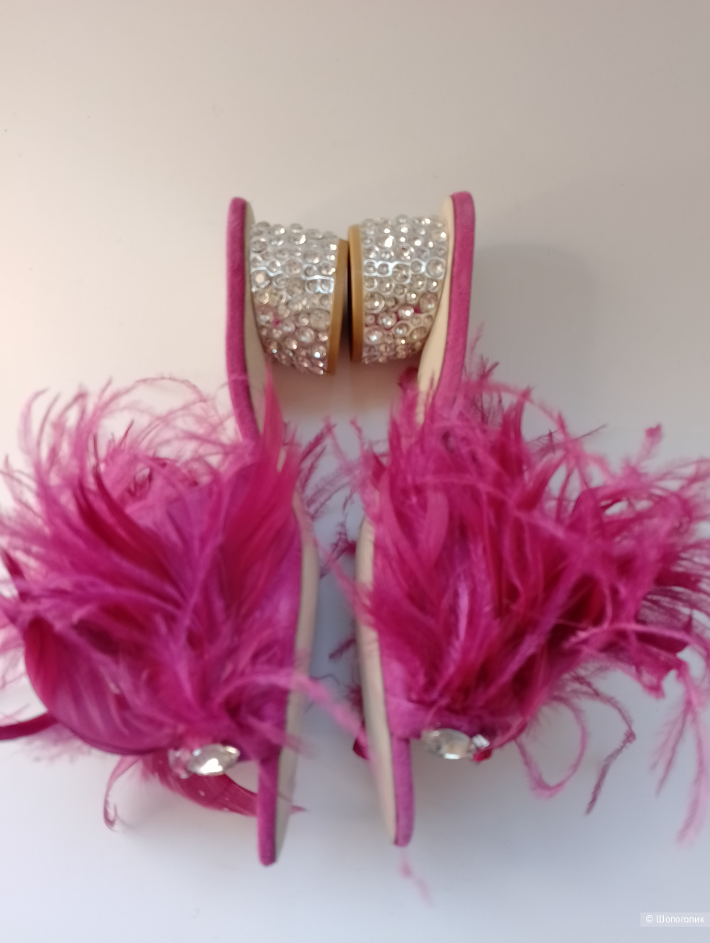 Jeffrey campbell босоножки перья , 8