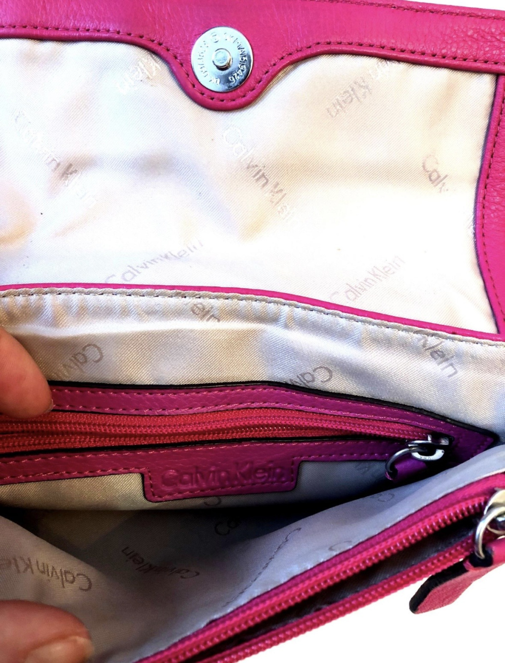 Кожаная сумка CALVIN KLEIN