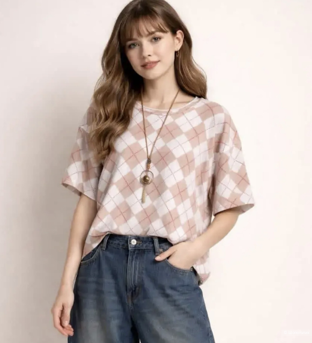 Свитшот футболка ромб Mumu, 44-52