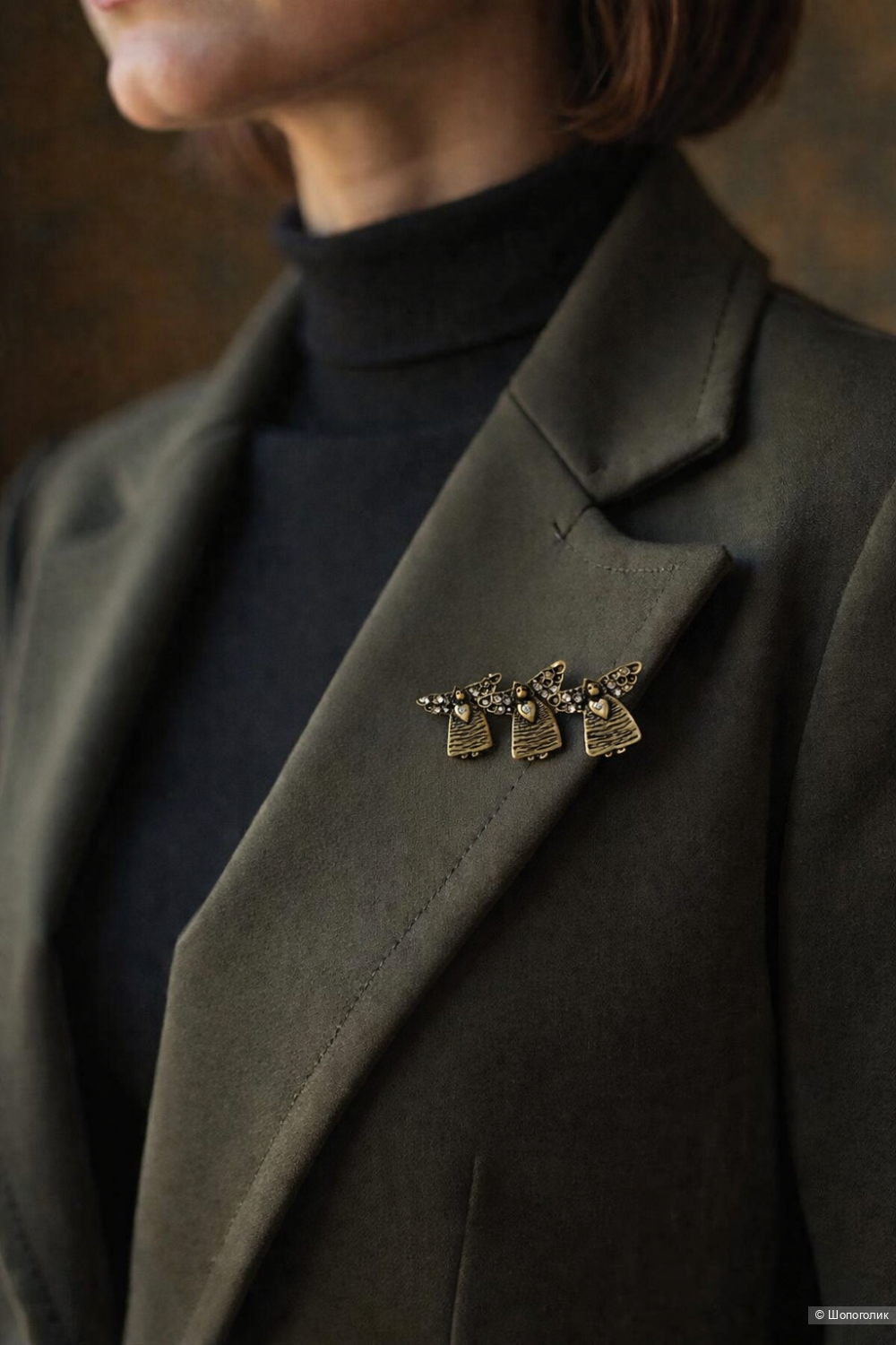 Винтажная брошь Monet