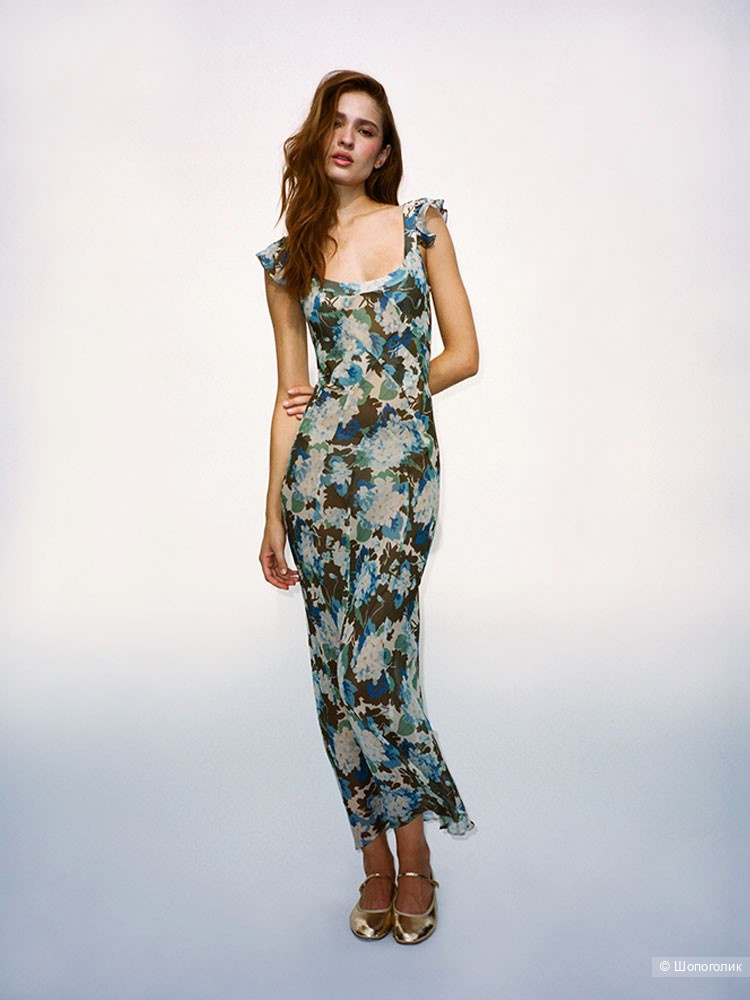 Realisation, шёлковое платье, S-M