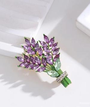 Брошь Лаванда one size
