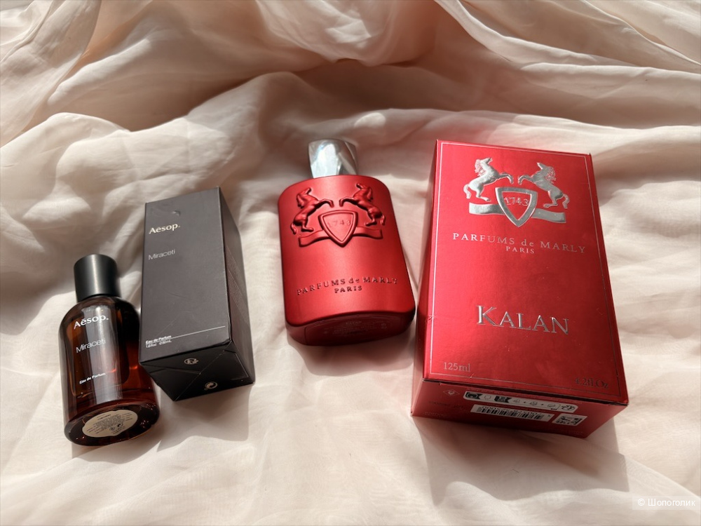 Сет ароматов Miraceti Aesop и Kalan Parfums de Marly объем 125 мл