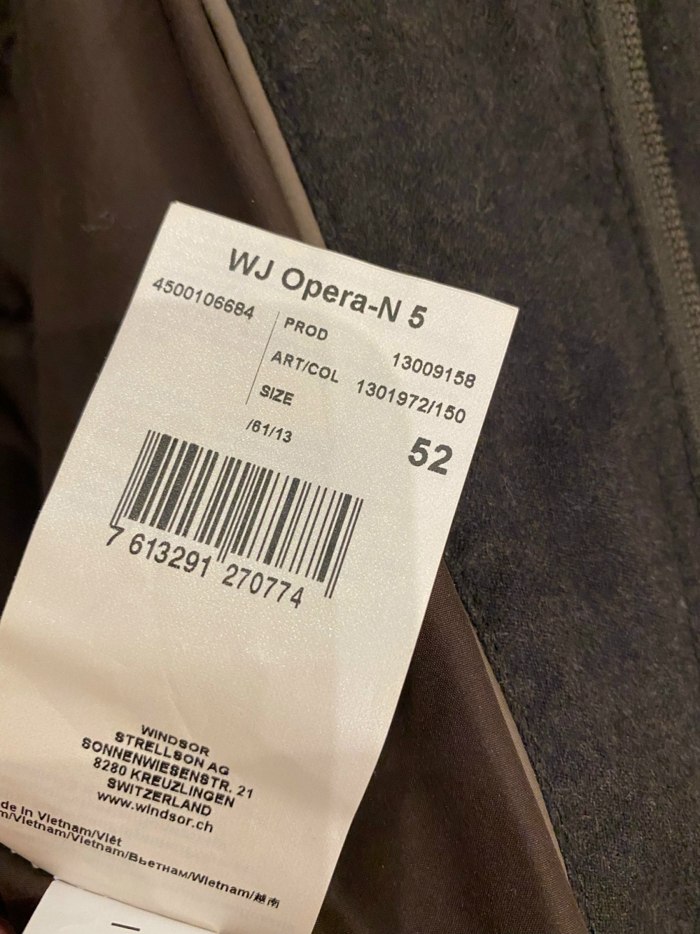 Мужская куртка Windsor, размер 52