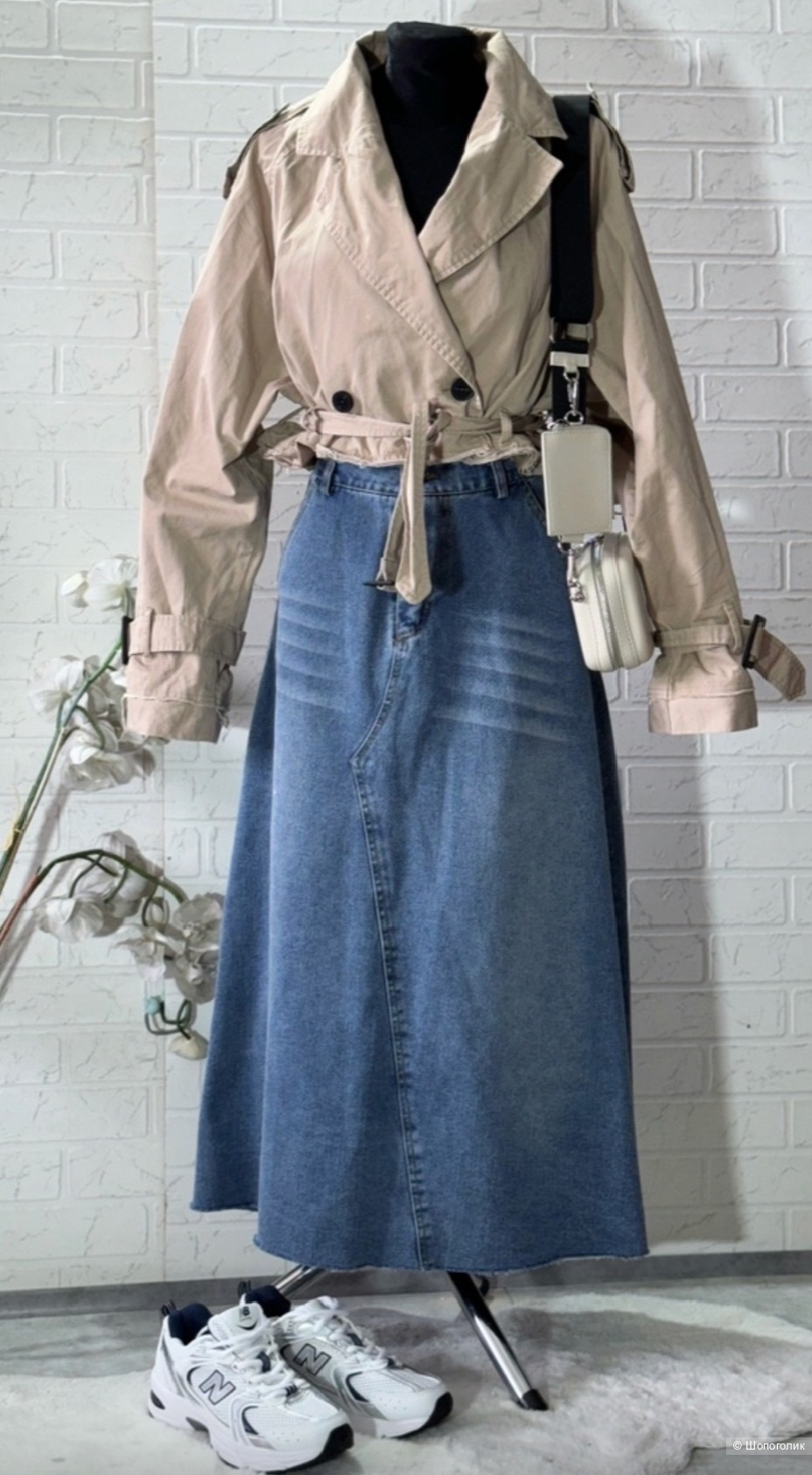 Укороченный тренч Zara, р-р 44-46