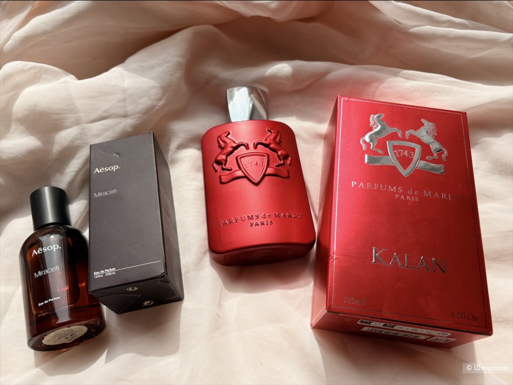 Сет ароматов Miraceti Aesop и Kalan Parfums de Marly объем 125 мл