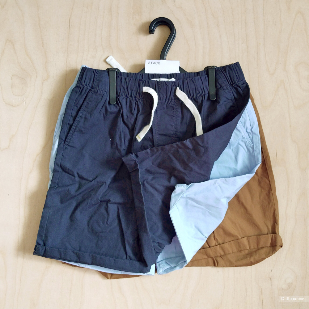 Комплект шорты-чинос H&M 3 шт размер 140