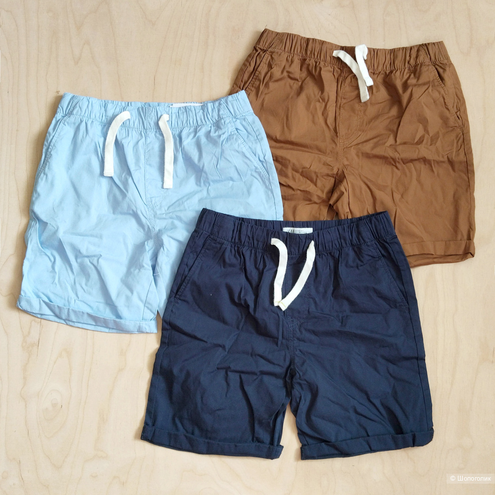 Комплект шорты-чинос H&M 3 шт размер 140