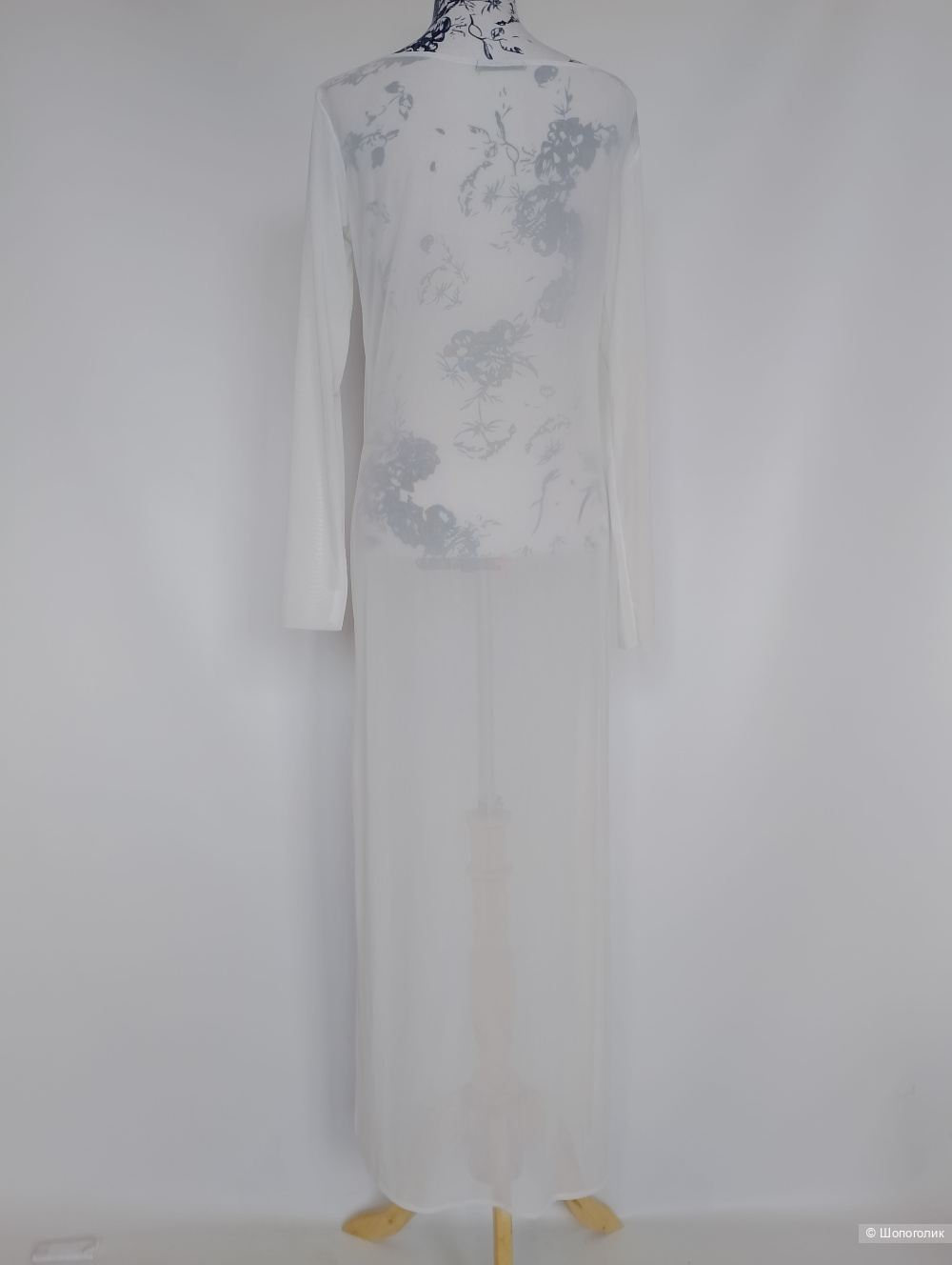 Sensima платье сетка с разрезом пляжное, M L