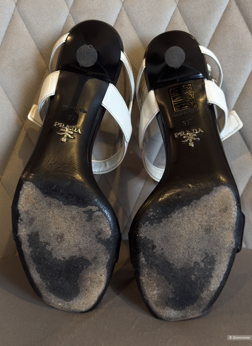 Босоножки Prada маркировка 37