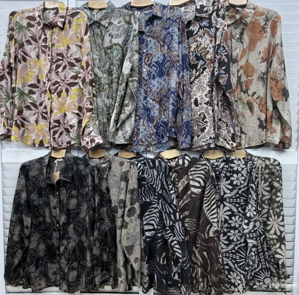 Рубашка  и сарафан Linen nature , 42-52