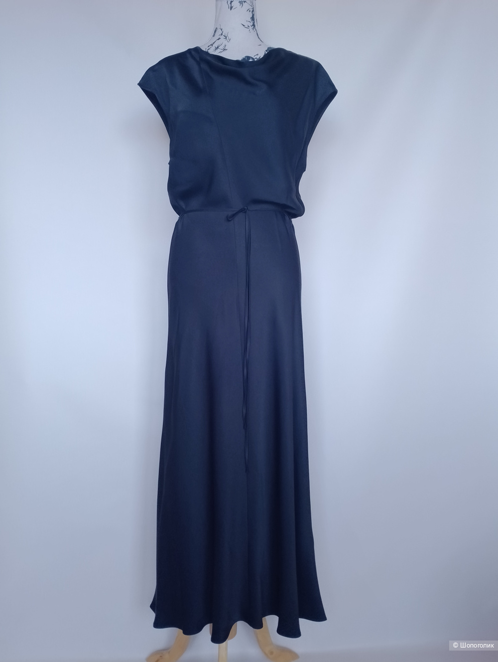Платье massimo dutti сатиновое, L