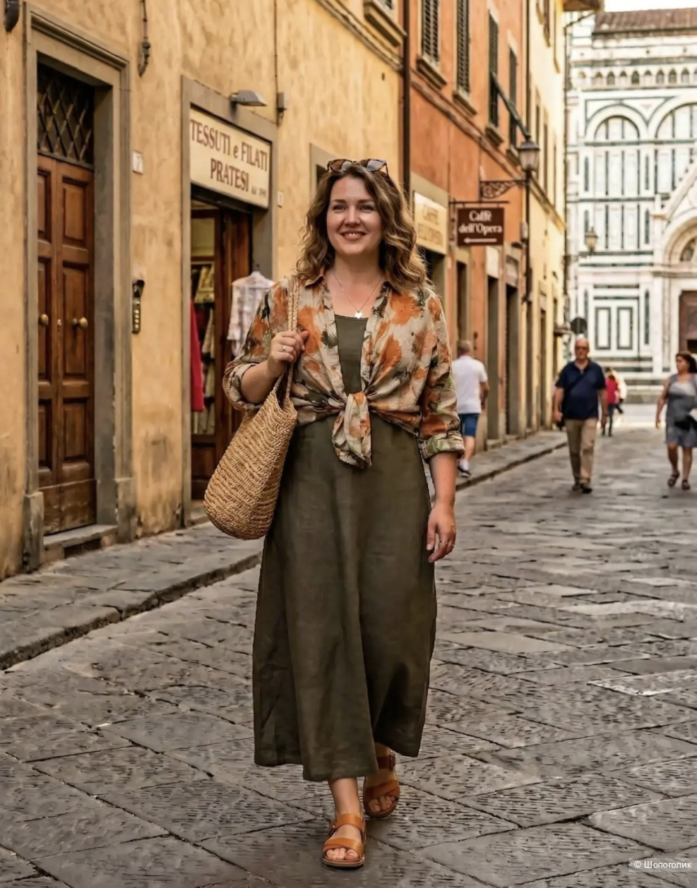 Рубашка  и сарафан Linen nature , 42-52