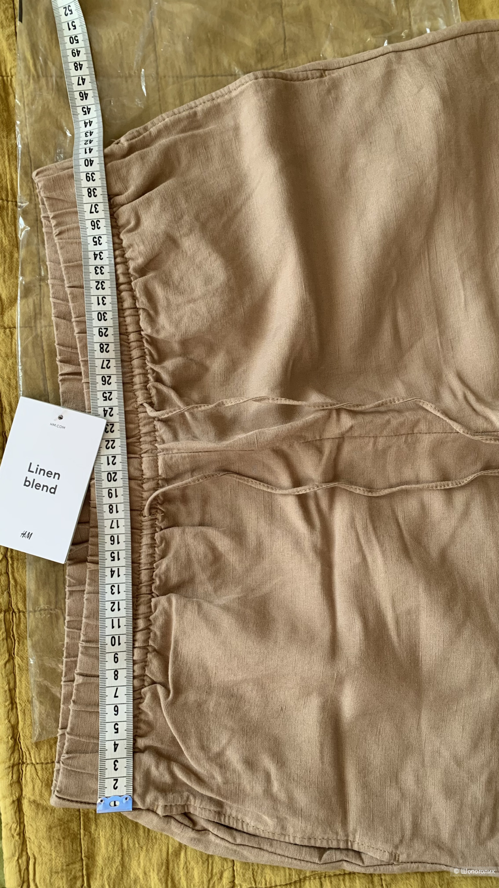Льняные брюки H&M   EUR M