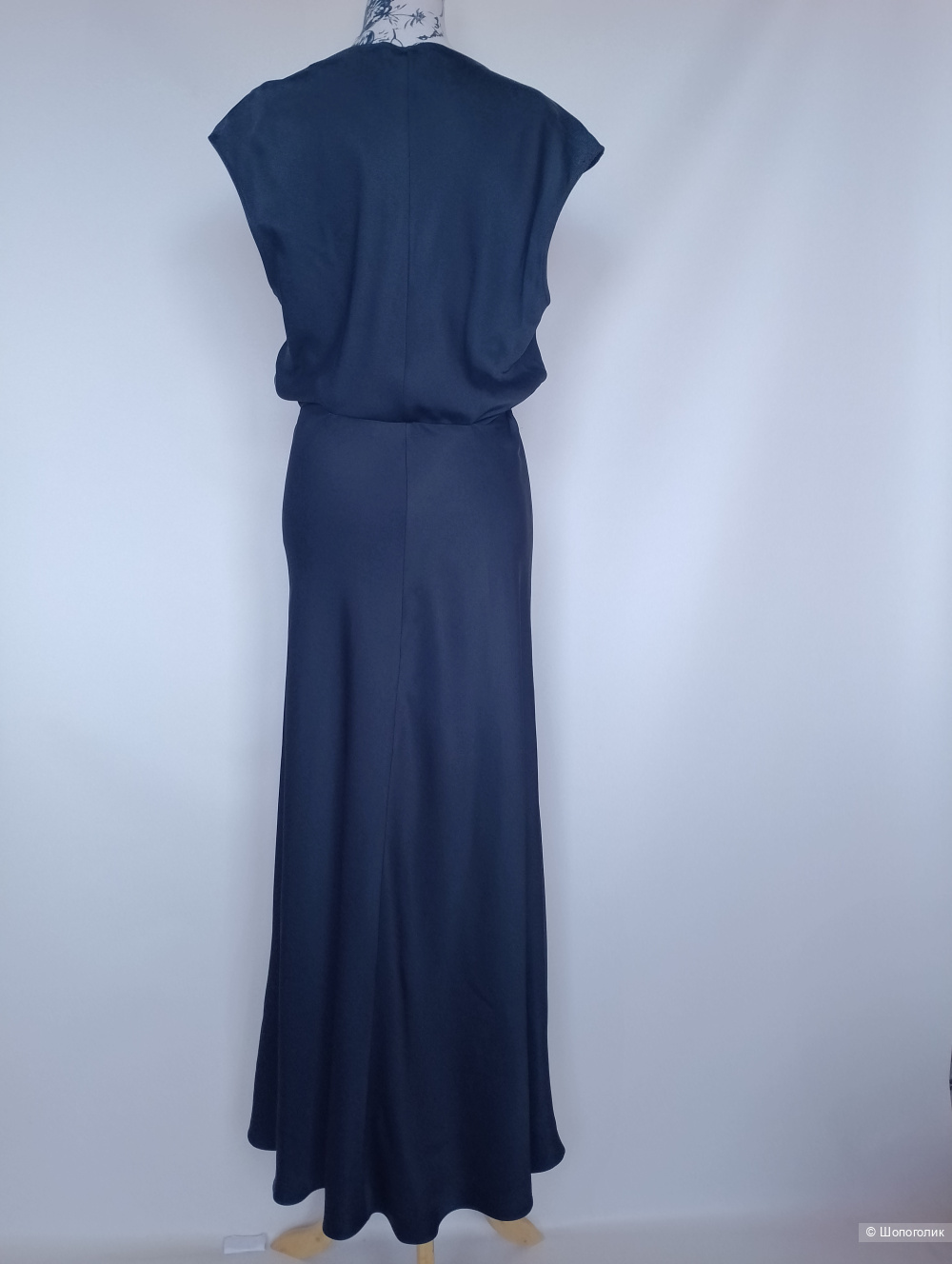 Платье massimo dutti сатиновое, L