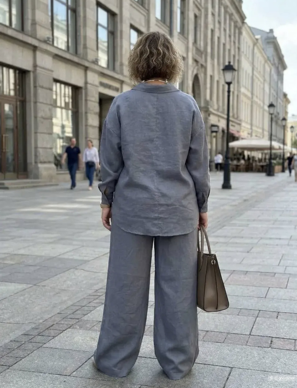 Костюм брюки и рубашка лен Zhu Ko, 44-54