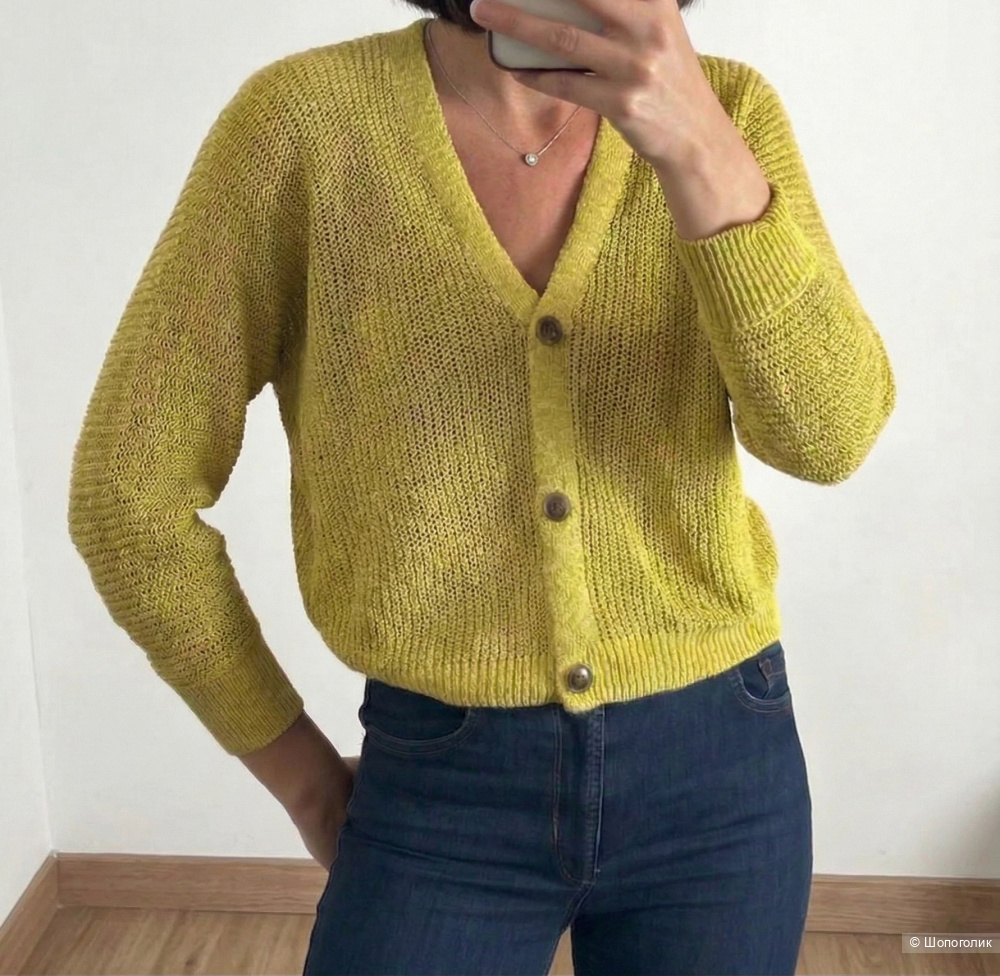 Mango кардиган лен S