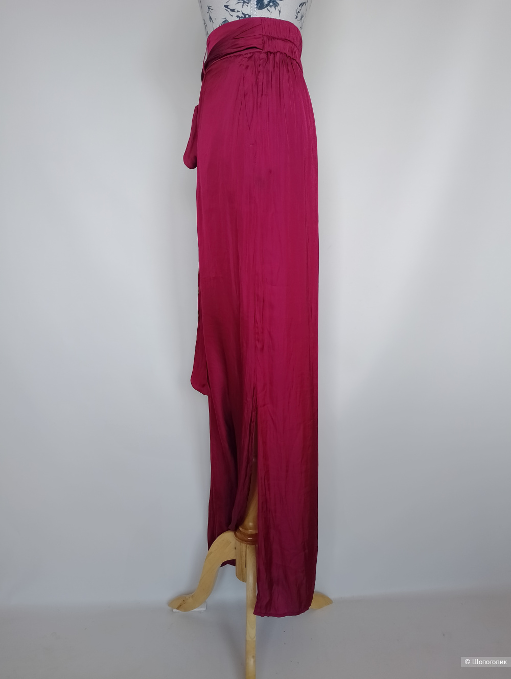 Брюки Mango летящие палаццо, L