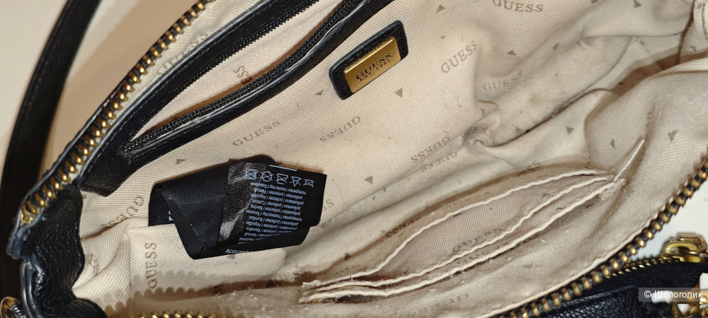 Сумка GUESS Nell Logo Mini Double Pouch размер 14/24см