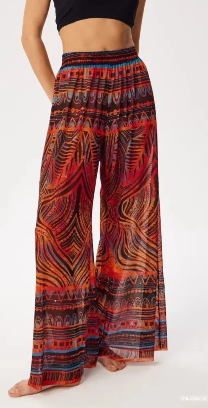 "Умный" купальник и пляжные брюки р.54±