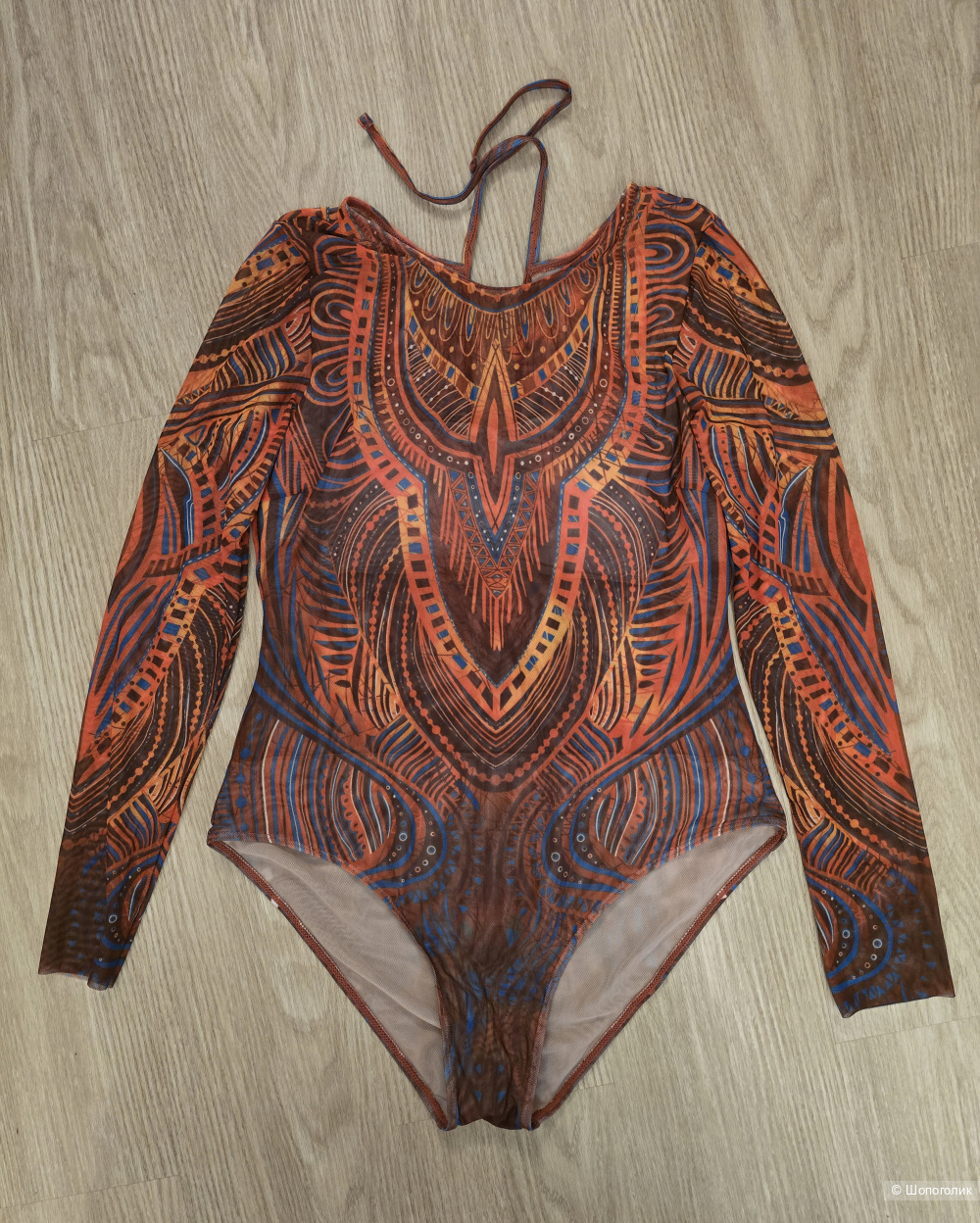 "Умный" купальник и пляжные брюки р.54±