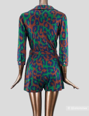 Diane Von Furstenberg шелковый комбинезон, S